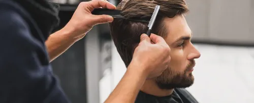 Ilustração de corte de cabelo